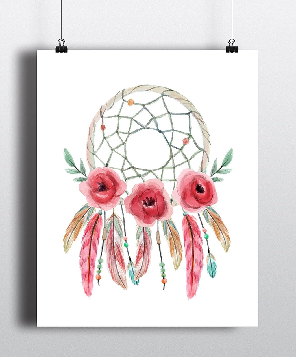 Dreamcatcher Watercolor Art Print - Unframed - Zuzi's