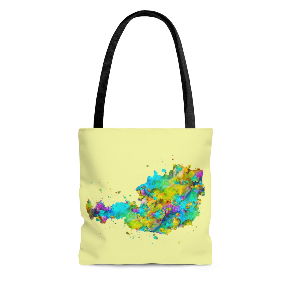 Watercolor Austria Map Tote Bag - Zuzi's