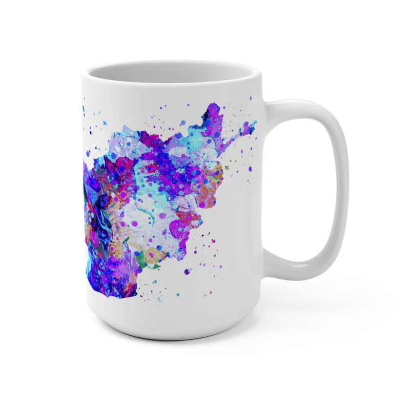 Afghanistan Map  Mug - Zuzi's