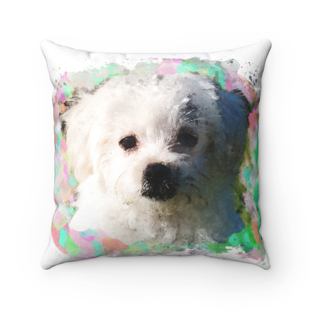 Maltese Square Pillow - Zuzi's