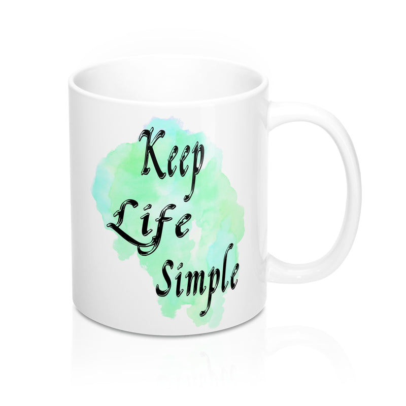 Keep Life Simple Quote Mug - Zuzi's