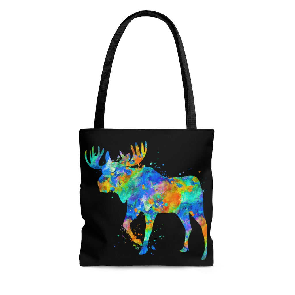 Watercolor Moose Tote Bag - Zuzi's