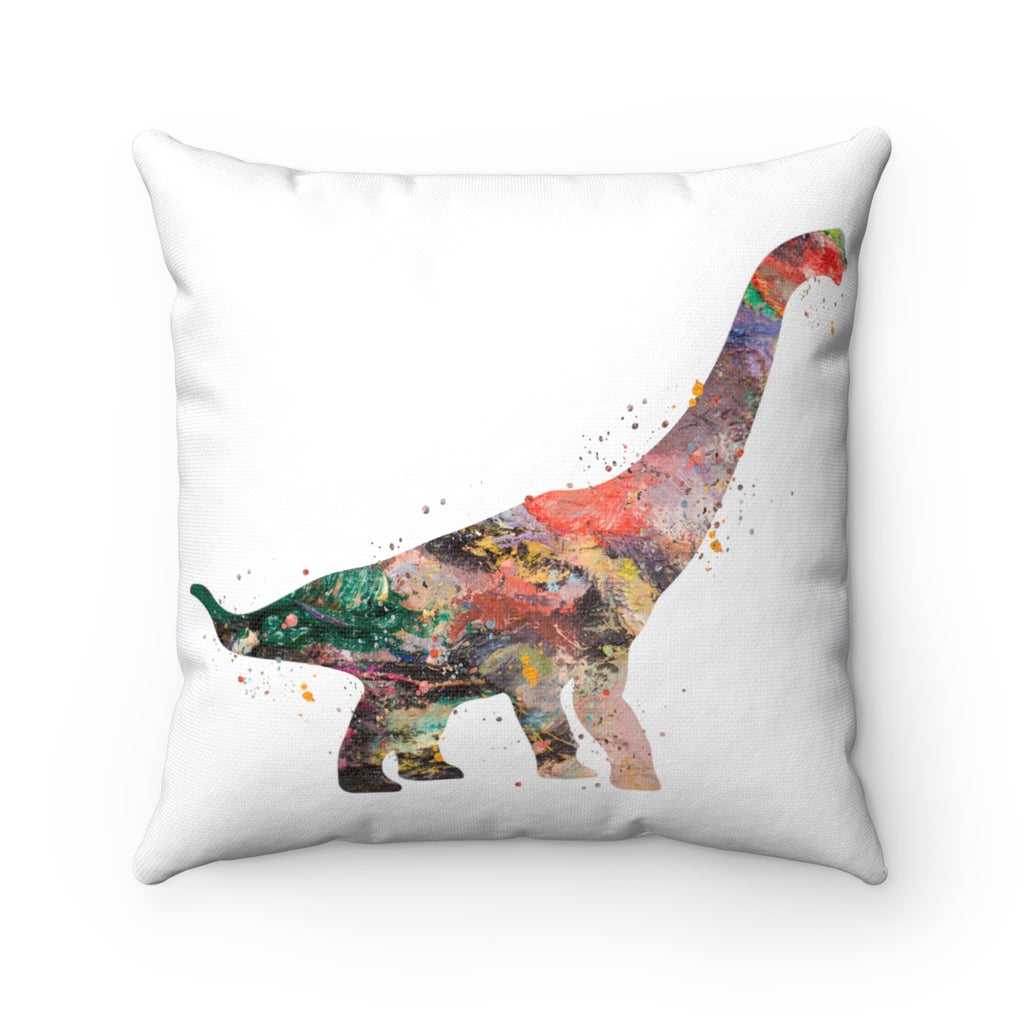 Brachiosaurus Dinosaur Square Pillow - Zuzi's