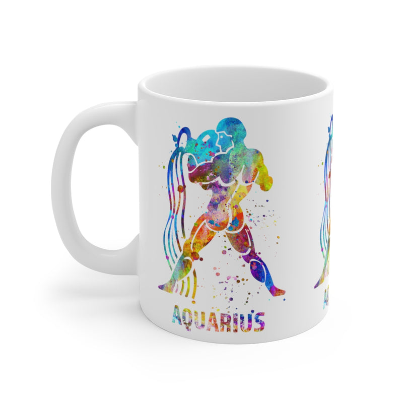 Aquarius Zodiac Sign Mug - 11 oz, 15 oz - Zuzi's