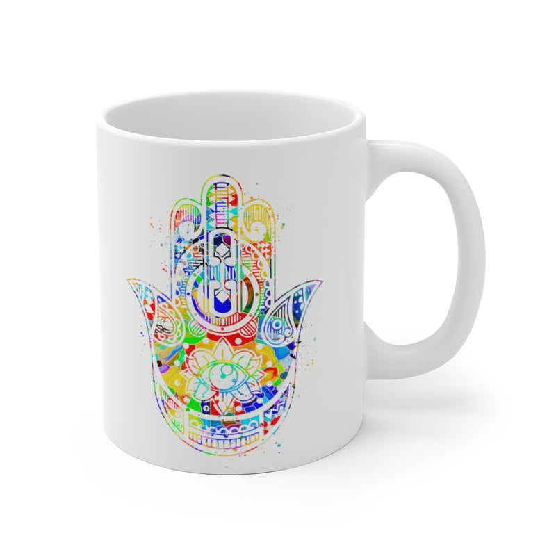 Hamsa Hand Mug - 11 oz, 15 oz - Zuzi's