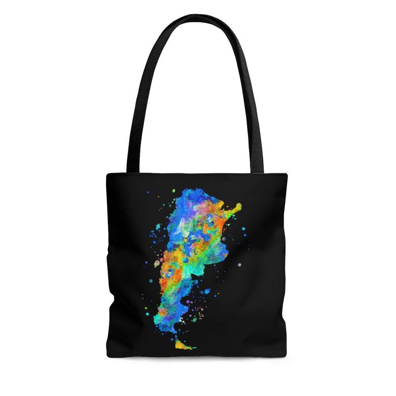 Watercolor Argentina Map Tote Bag - Zuzi's