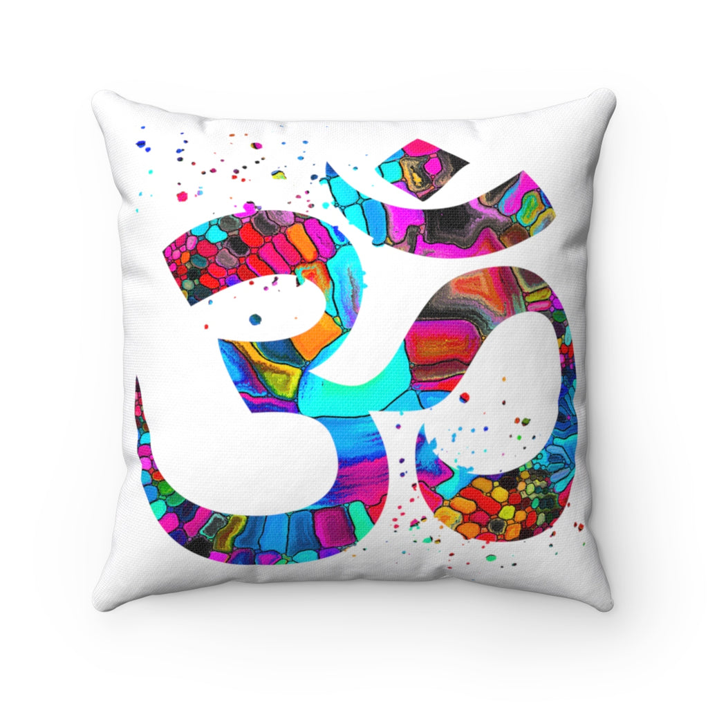 Om Symbol Square Pillow - Zuzi's