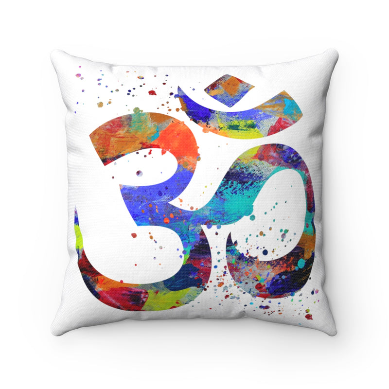 Om Symbol Square Pillow - Zuzi's