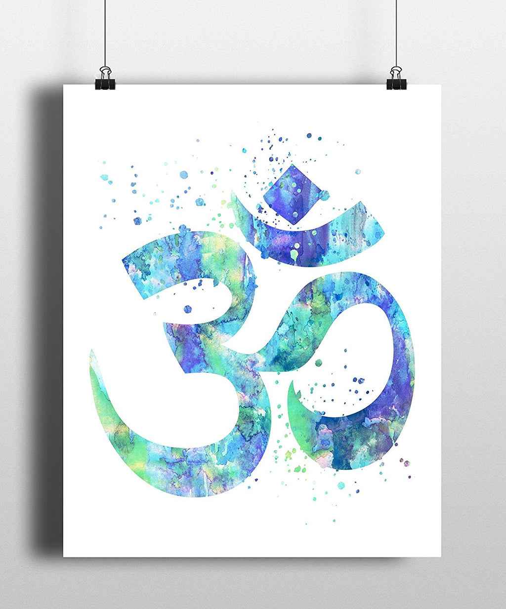 Om Symbol Watercolor Art Print - Unframed - Zuzi's