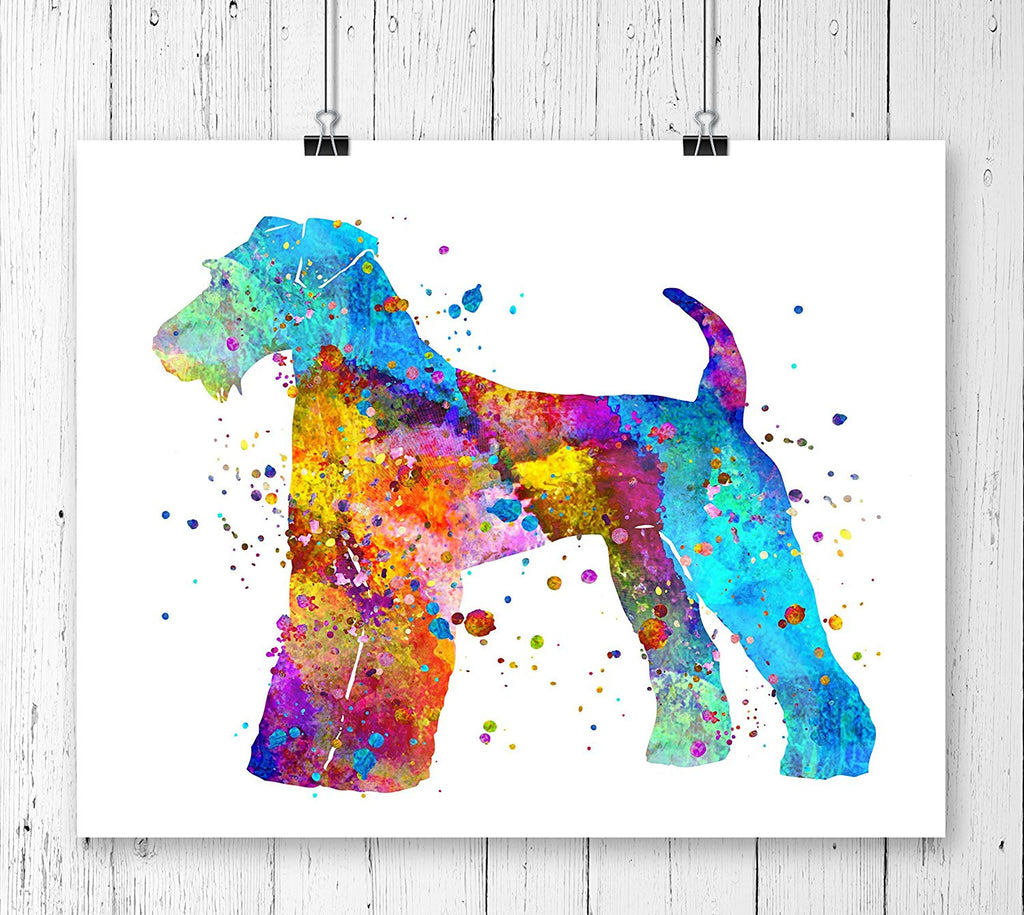 Airedale Terrier Art Print - Unframed - Zuzi's