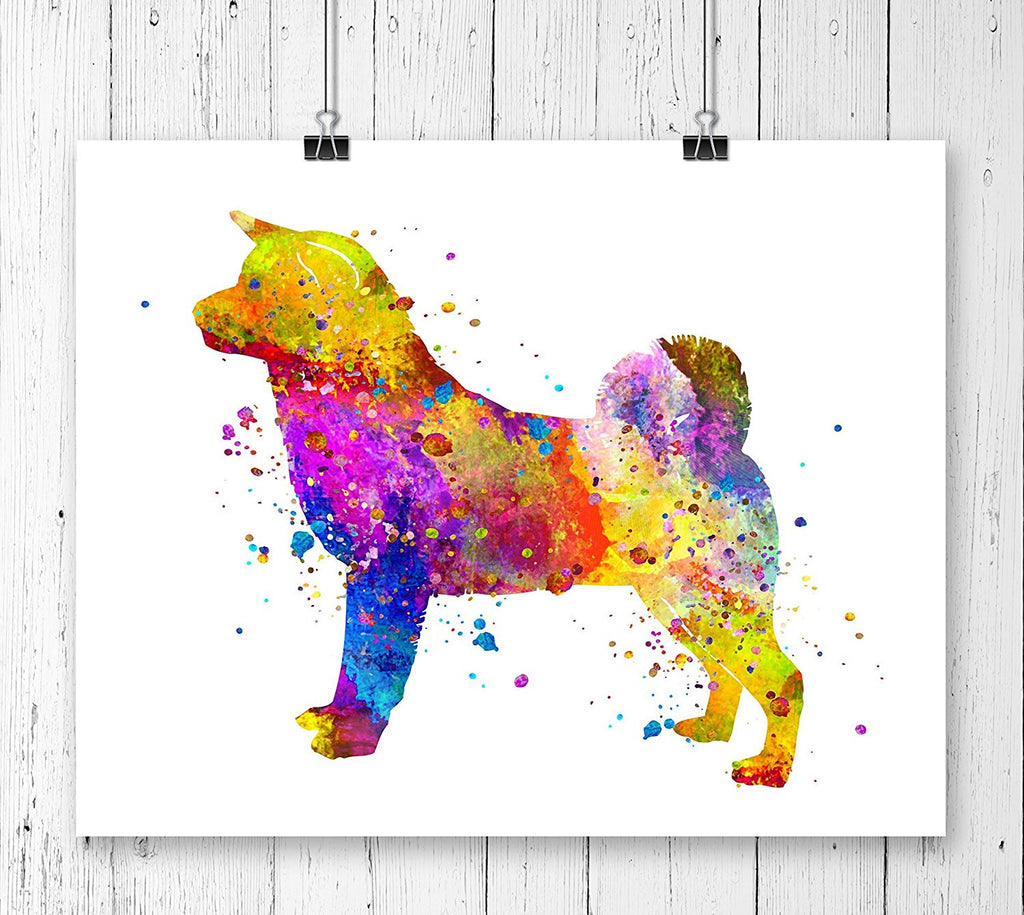 Akita Art Print - Unframed - Zuzi's