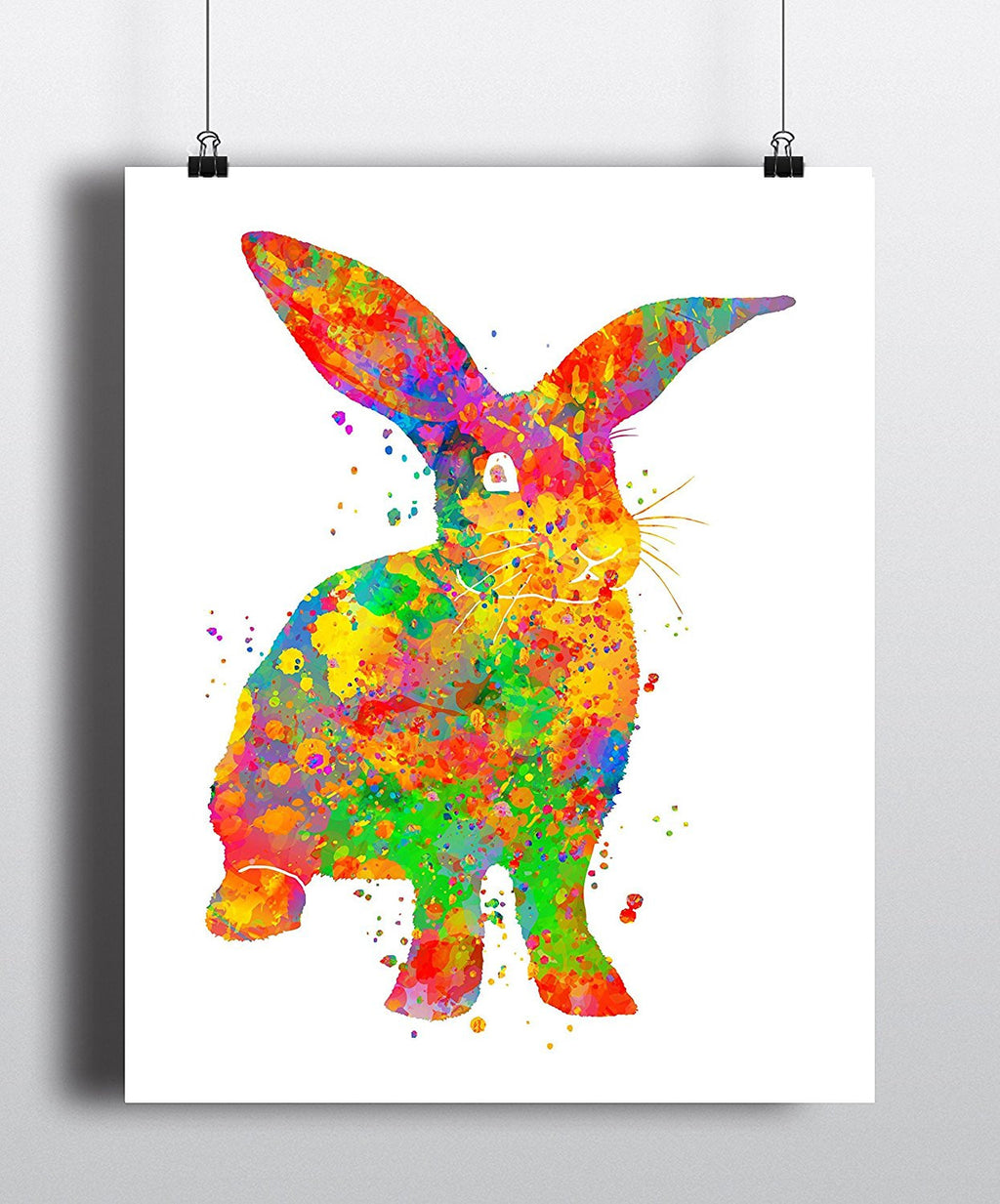 Bunny Rabbit Watercolor Art Print - Unframed - Zuzi's