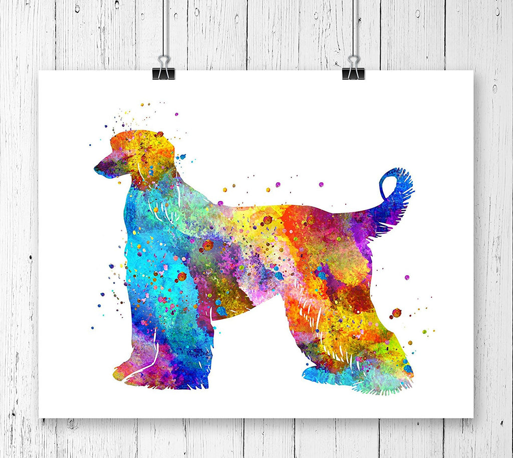 Afghan Hound Art Print - Unframed - Zuzi's