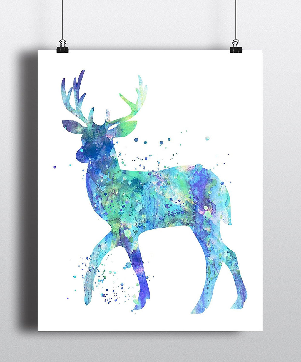 Deer Watercolor Art Print - Unframed - Zuzi's