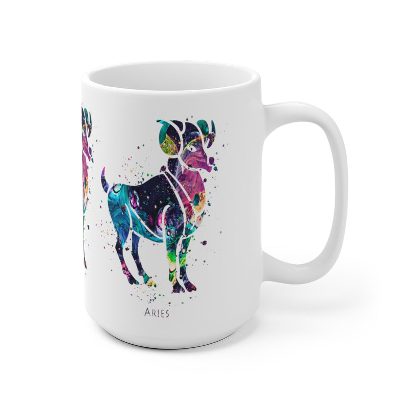 Aries Zodiac Sign Mug - 11 oz, 15 oz - Zuzi's