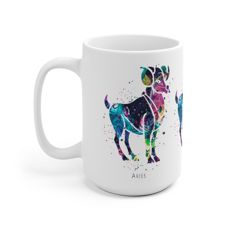 Aries Zodiac Sign Mug - 11 oz, 15 oz - Zuzi's