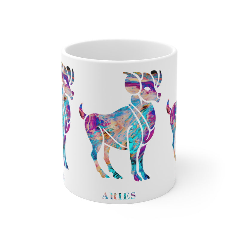 Aries Zodiac Sign Mug - 11 oz, 15 oz - Zuzi's