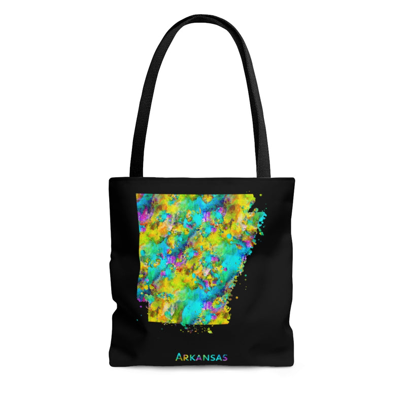 Watercolor Arkansas Map Tote Bag - Zuzi's