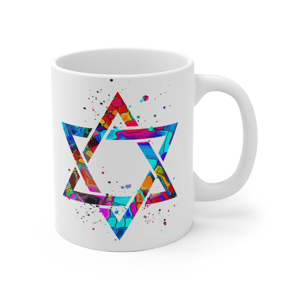 Star Of David Mug - 11 oz, 15 oz - Zuzi's