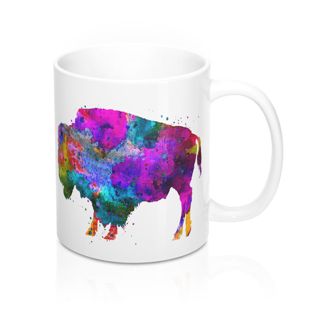 Watercolor Buffalo Mug - Zuzi's