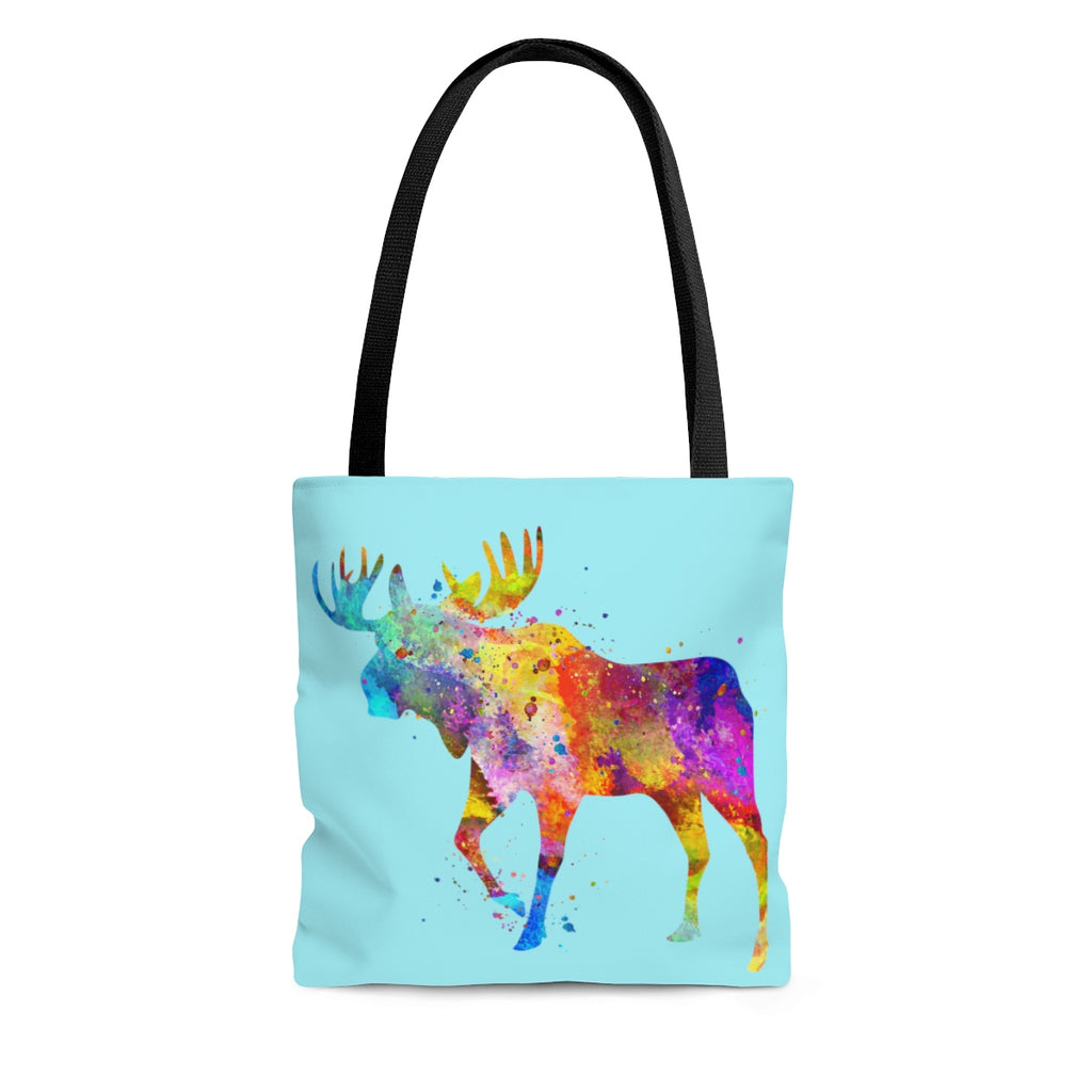 Watercolor Moose Tote Bag - Zuzi's