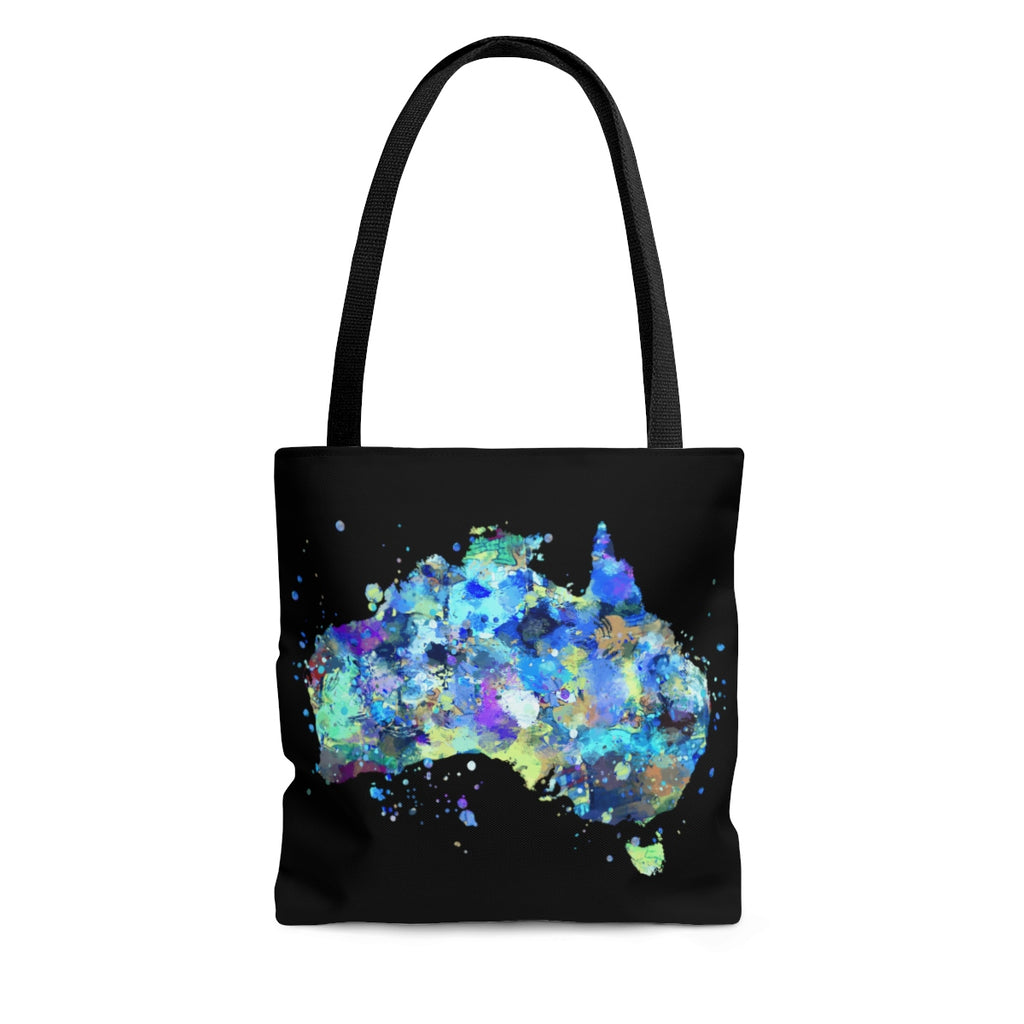 Watercolor Australia Map Tote Bag - Zuzi's