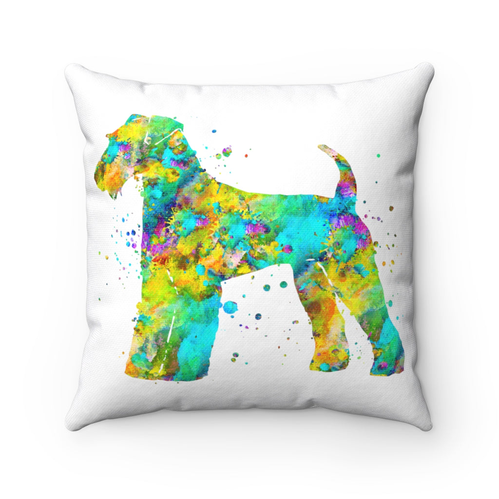 Airedale Terrier Square Pillow - Zuzi's