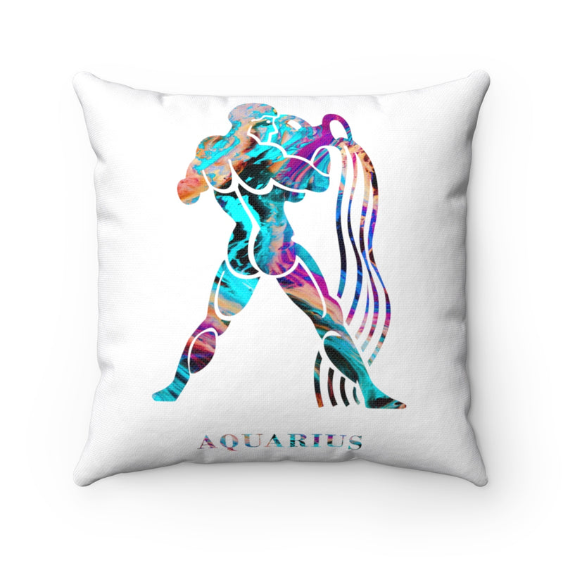 Aquarius Square Pillow - Zuzi's