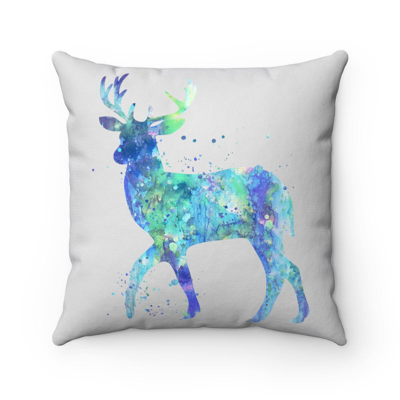 Watercolor Deer Square Pillow - Zuzi's