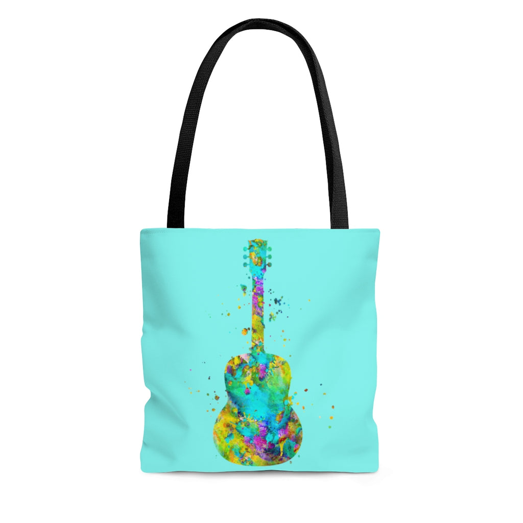 Watercolor Guitar Tote Bag - Zuzi's