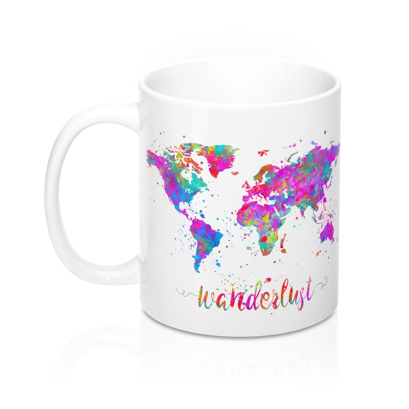 Wanderlust Map Mug - Zuzi's