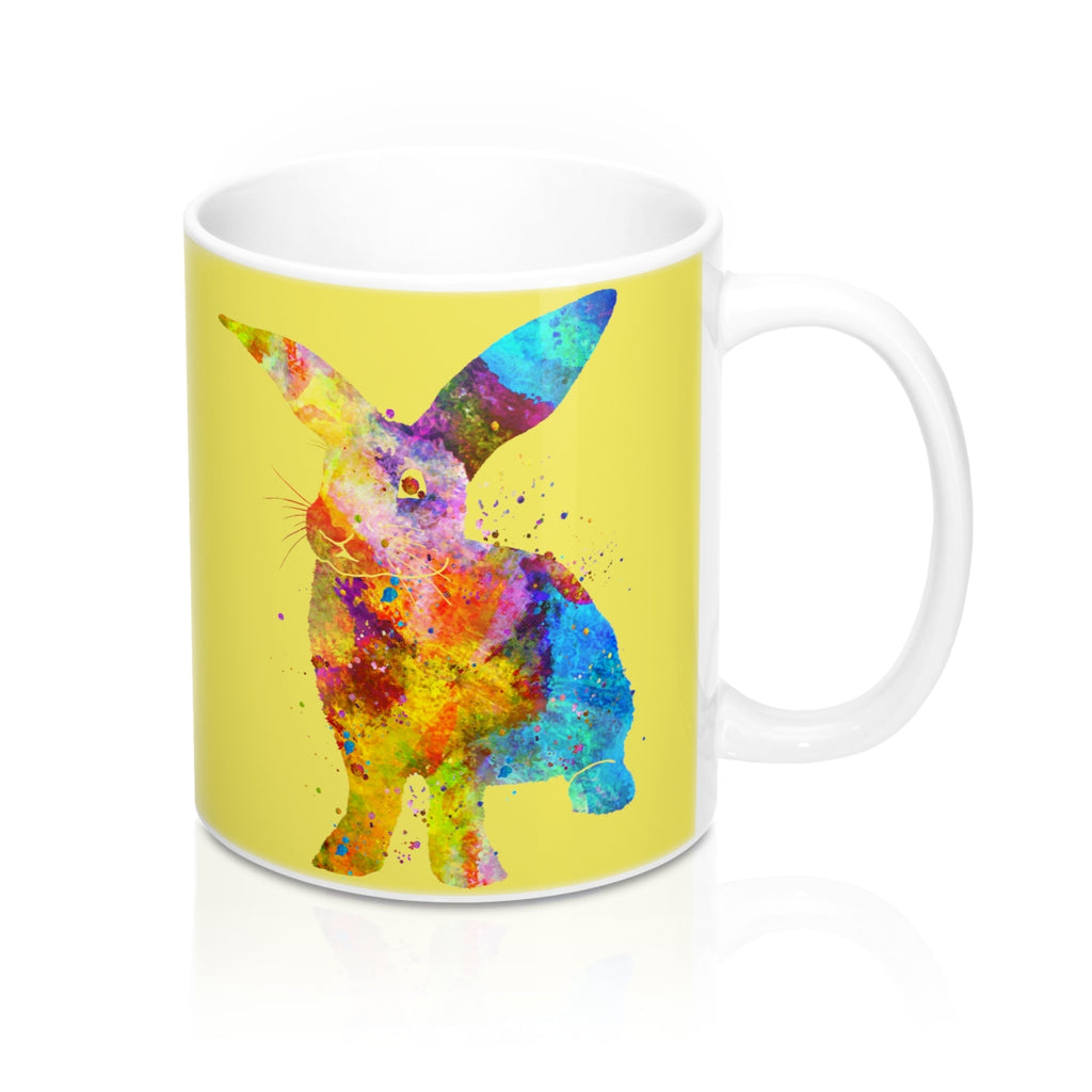 Watercolor Bunny Rabbit Mug - Zuzi's