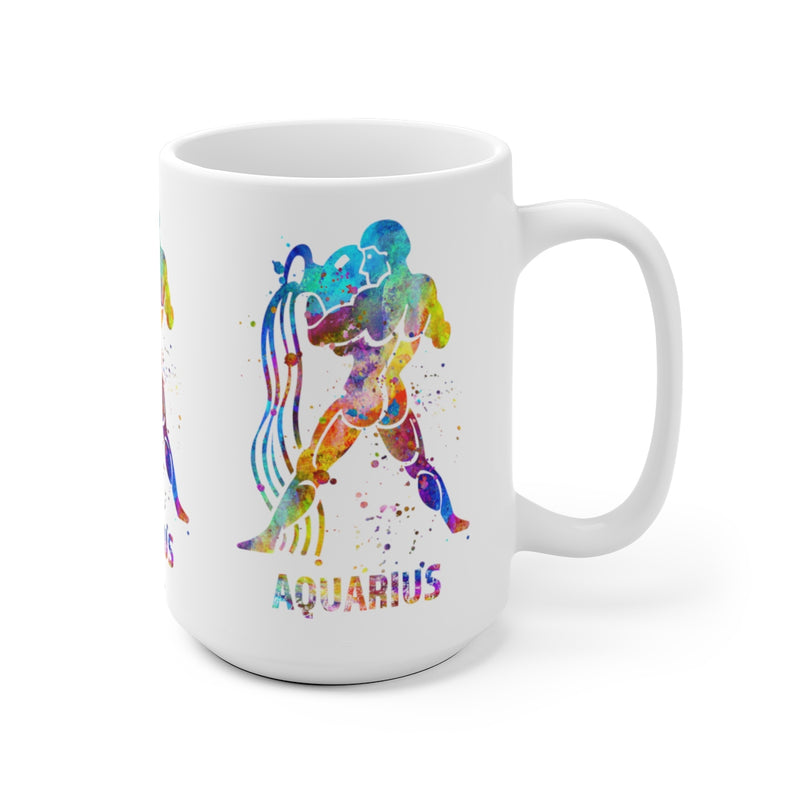 Aquarius Zodiac Sign Mug - 11 oz, 15 oz - Zuzi's