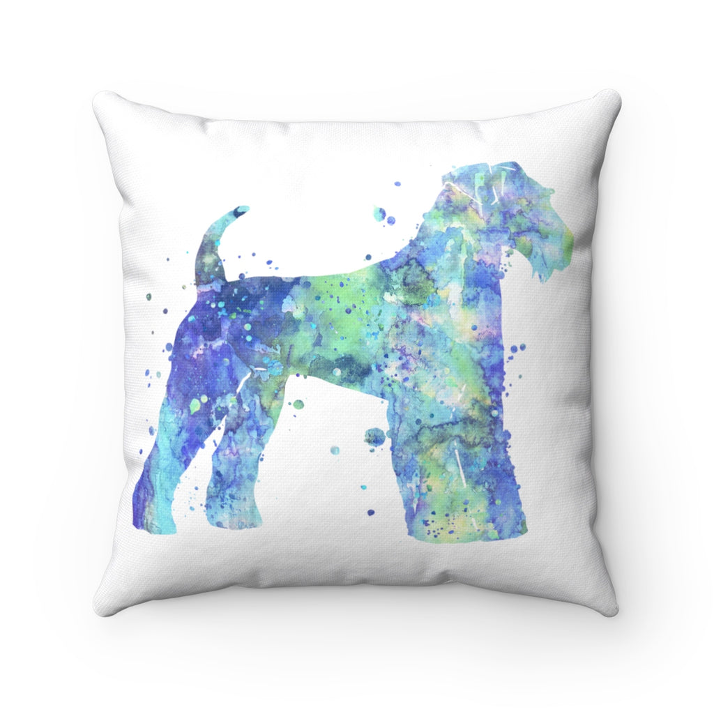 Airedale Terrier Square Pillow - Zuzi's