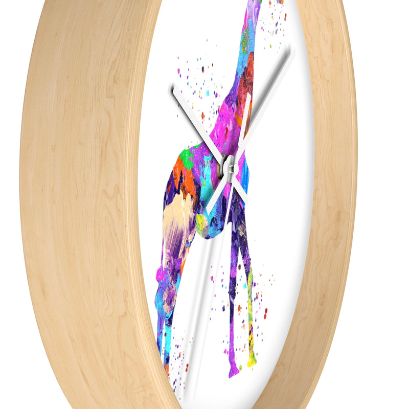 Watercolor Giraffe Wall Clock - Zuzi's