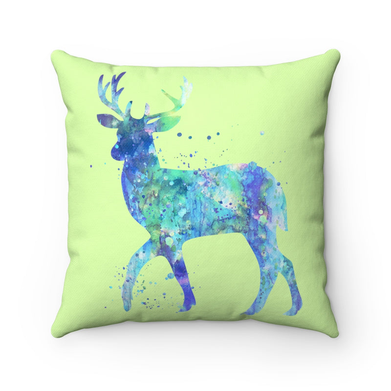 Watercolor Deer Square Pillow - Zuzi's