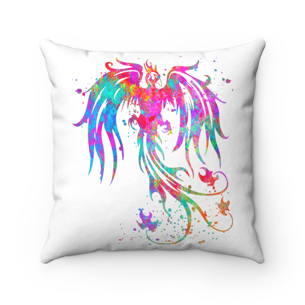 Phoenix Bird Square Pillow - Zuzi's