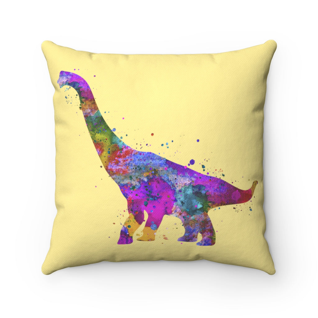 Brachiosaurus Dinosaur Square Pillow - Zuzi's