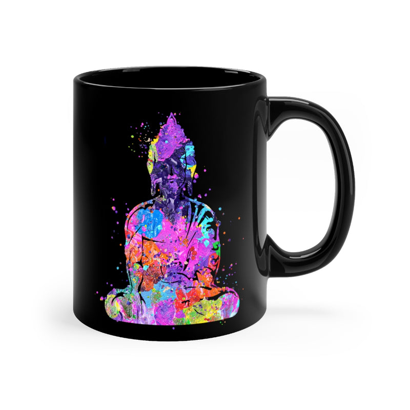 Buddha Black Mug 11oz - Zuzi's