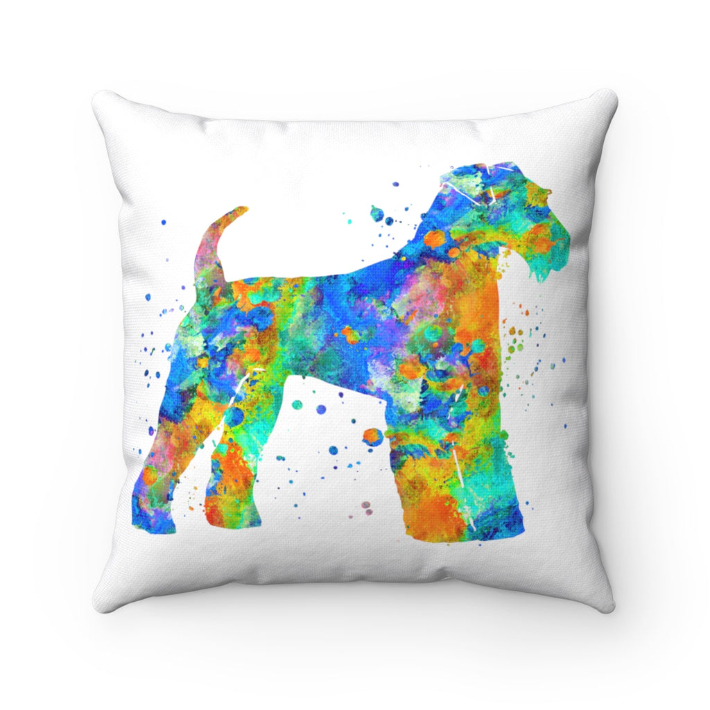 Airedale Terrier Square Pillow - Zuzi's