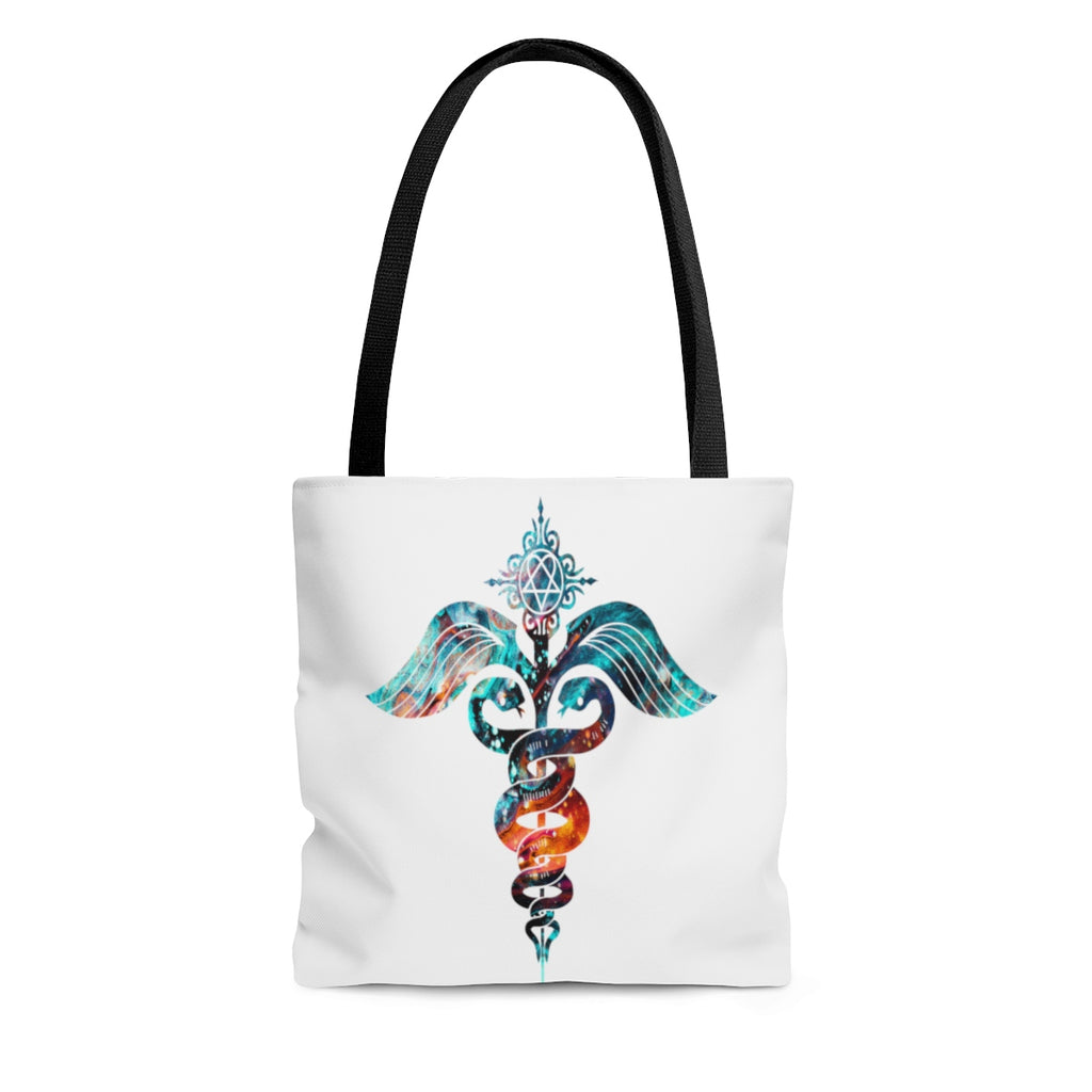 Watercolor Caduceus Tote Bag - Zuzi's