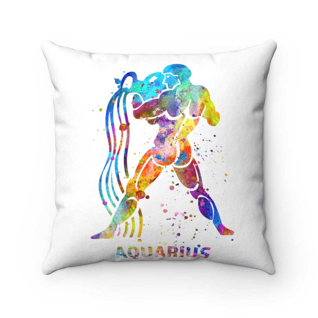 Aquarius Square Pillow - Zuzi's