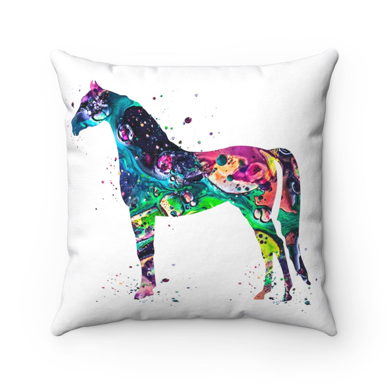 Colorful Horse Square Pillow - Zuzi's