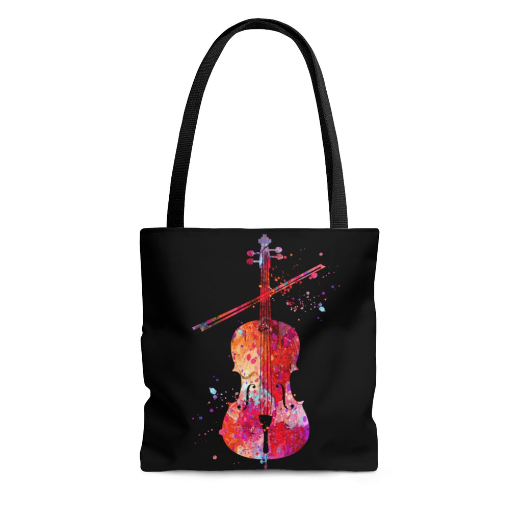Watercolor Cello Tote Bag - Zuzi's