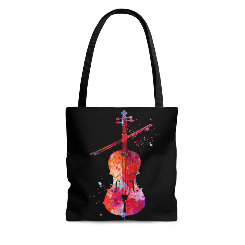 Watercolor Cello Tote Bag - Zuzi's