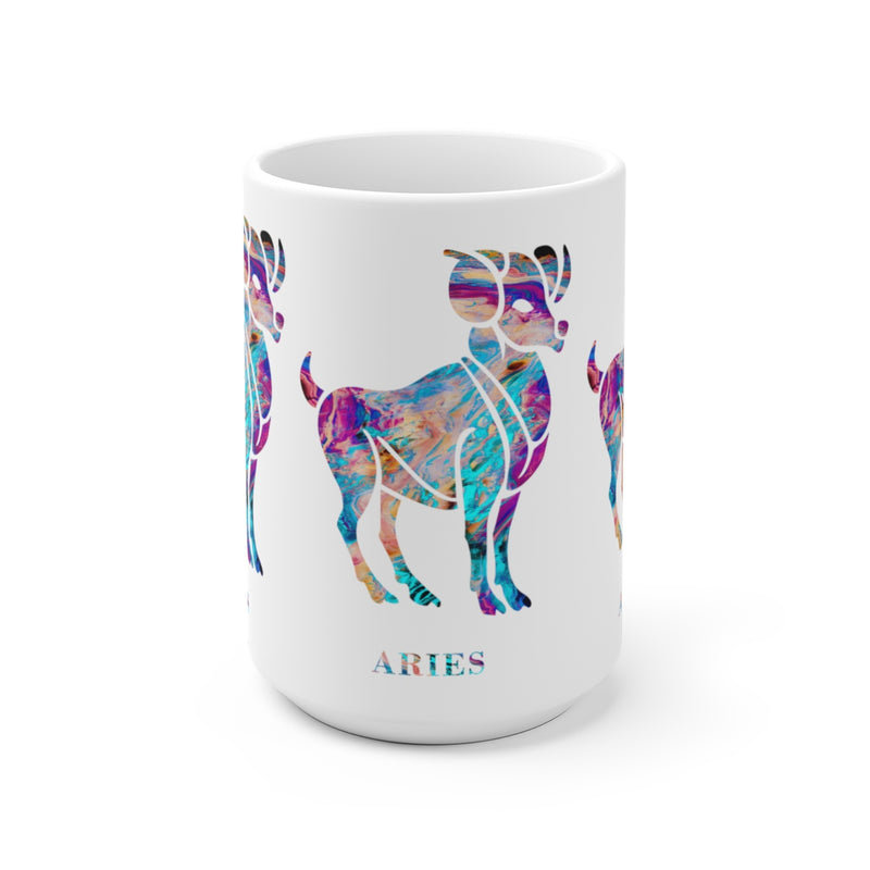 Aries Zodiac Sign Mug - 11 oz, 15 oz - Zuzi's