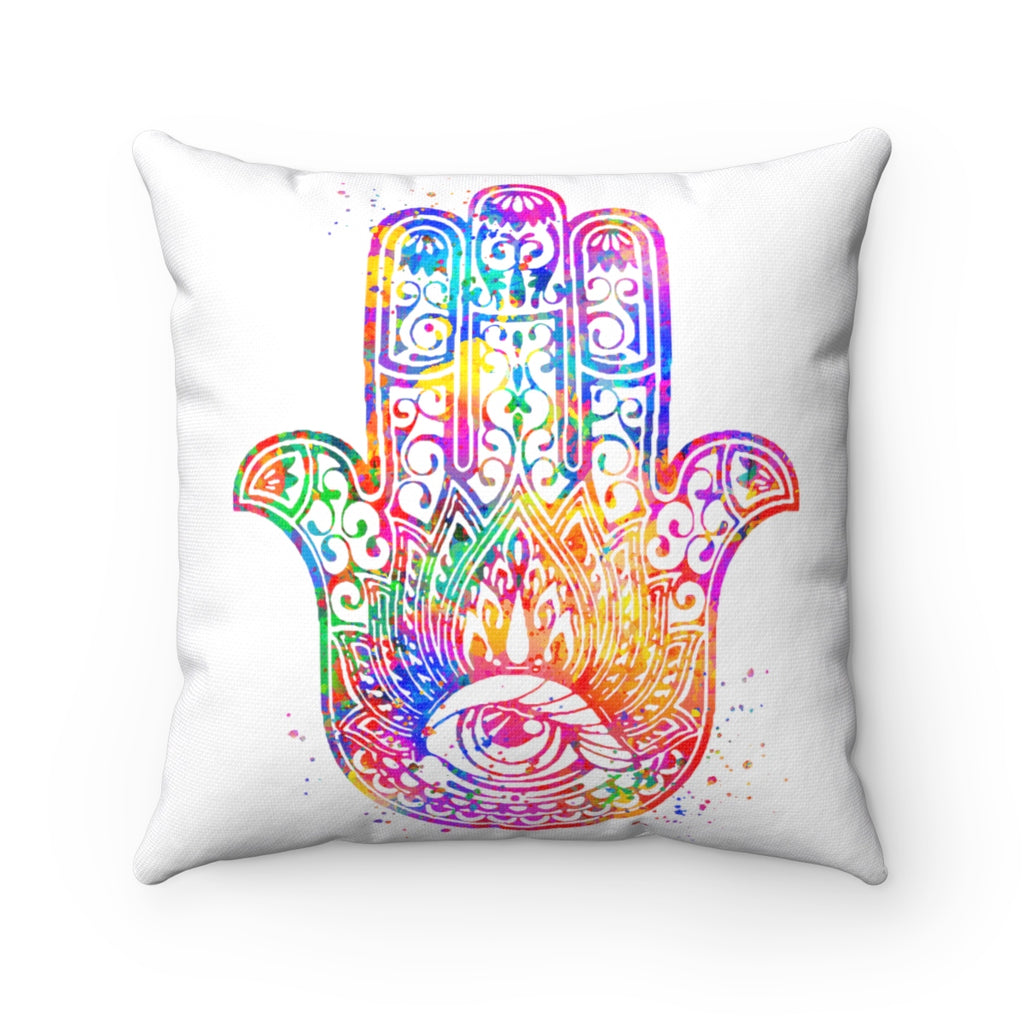 Hamsa Hand Square Pillow - Zuzi's