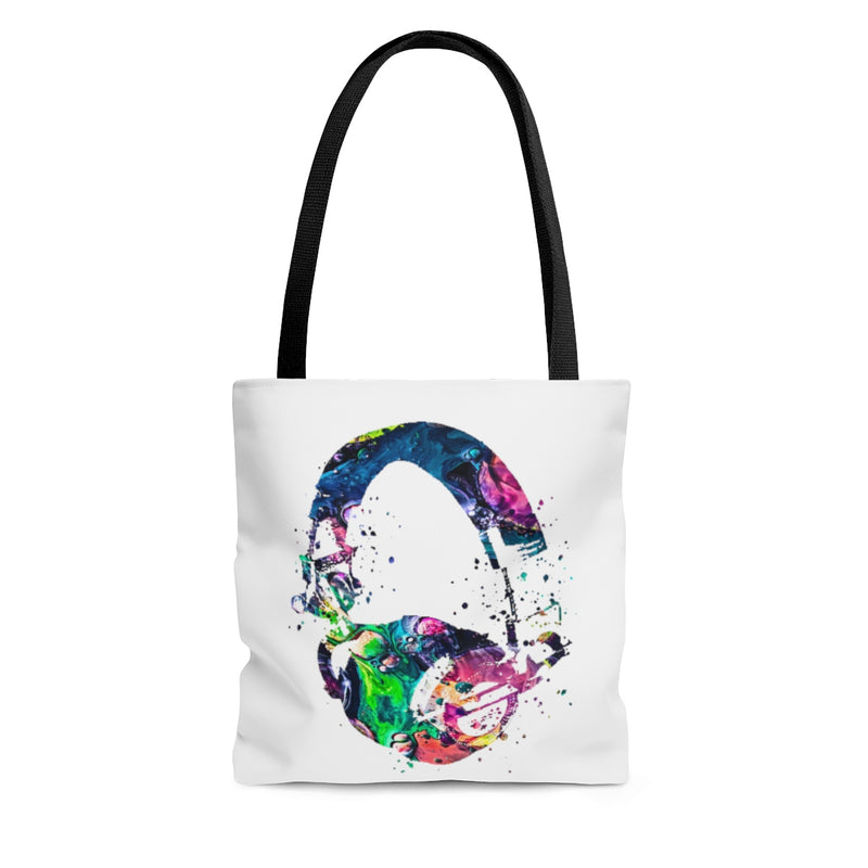 Watercolor Headphones Tote Bag - Zuzi's