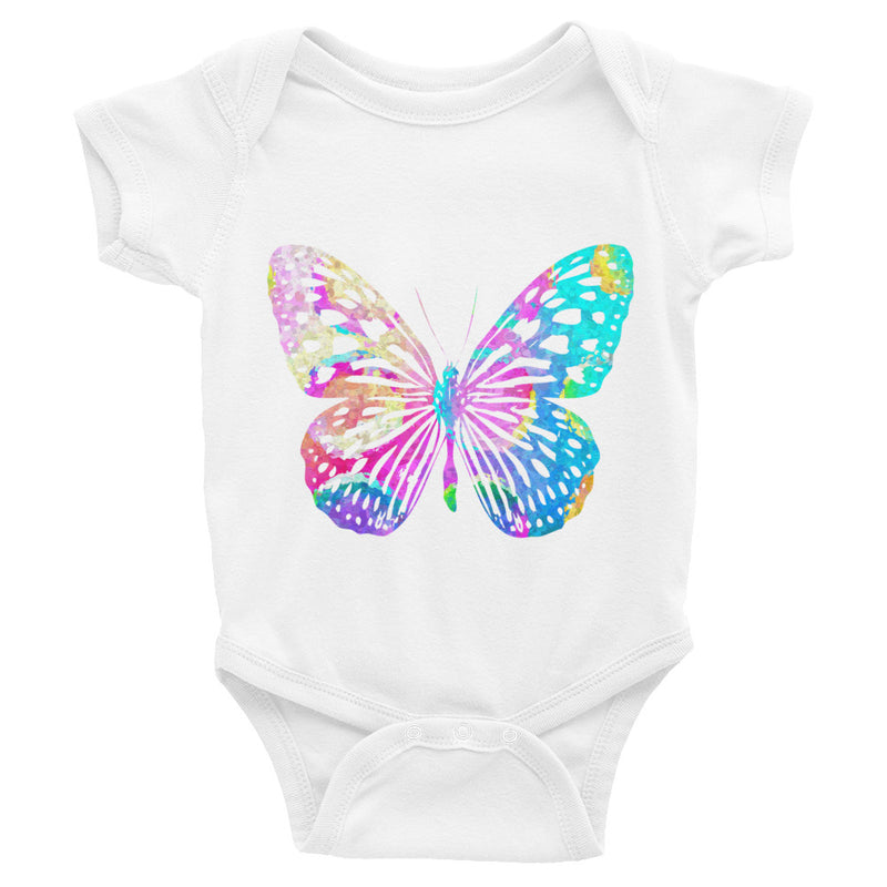 Watercolor Butterfly Infant Bodysuit - Zuzi's