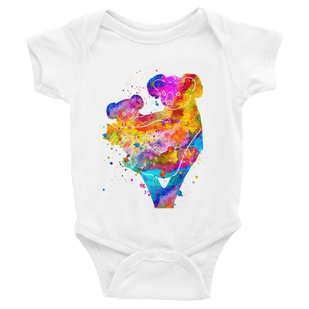 Watercolor Koala Infant Bodysuit - Zuzi's